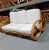 Restored Mid-Century Frankl Style Rattan Three-Strand Full Pretzel Livingroom Set For Sale - Image 9 of 12