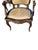 Pair 1940s French Provincial Maple Louis XV Ebony Armchairs – Newly Upholstered For Sale - Image 9 of 16