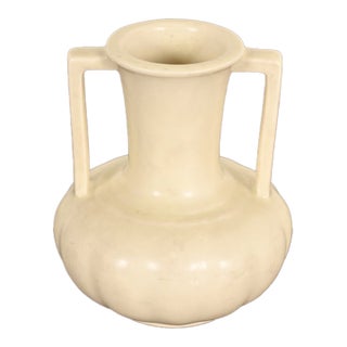 Rookwood Pottery Arts & Crafts Glazed Ceramic Handled Vase, 1932 For Sale