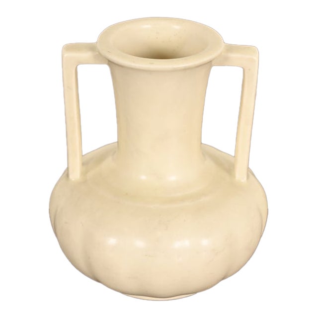 Rookwood Pottery Arts & Crafts Glazed Ceramic Handled Vase, 1932 For Sale
