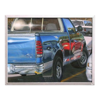 Mickey Frome, Afternoon Light - Looking Through the Parking Lot, Painting For Sale