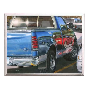 Mickey Frome, Afternoon Light - Looking Through the Parking Lot, Painting