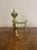 ntique Victorian Brass Fire Dogs, 1880, Set of 2 For Sale - Image 3 of 6