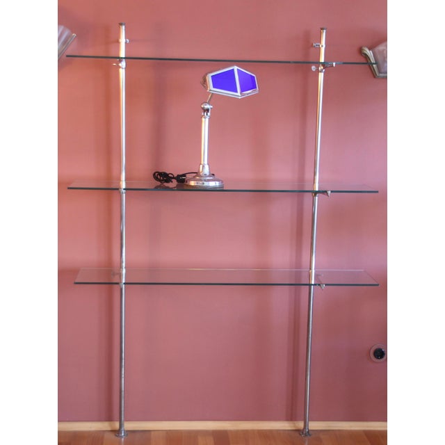 French Art Deco Etagere in Metal and Glass, 1930s For Sale - Image 14 of 14