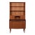 Mid 20th Century Tall Teak Danish Modern Bookcase / Secretary Desk For Sale