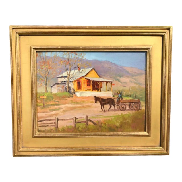 1940s Eugene Dyczkowski Carolina Scenę Oil For Sale
