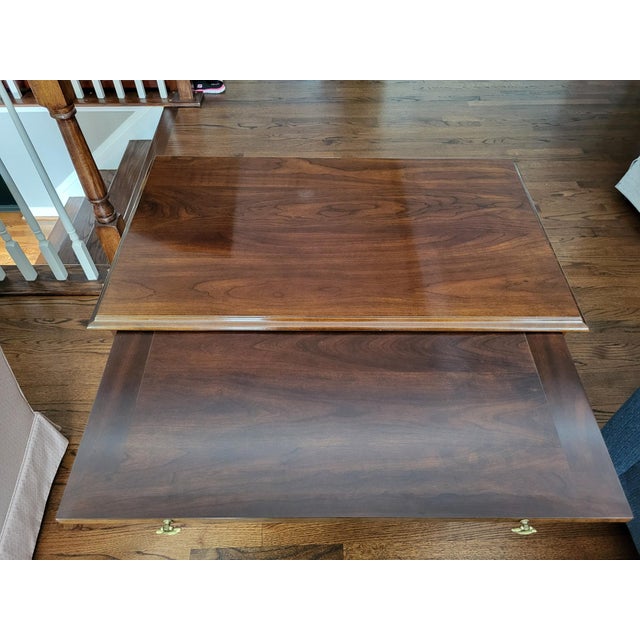 Original late 80s Stickley sold cherry wood side chest in excellent condition.