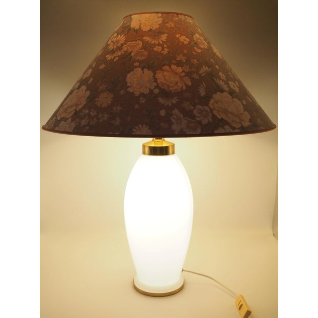 Vintage Opaline Glass Table Lamp from Ikea, Sweden, 1980s For Sale - Image 18 of 18