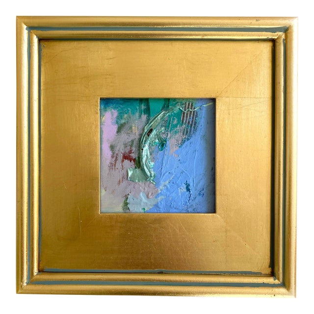 "Fish Out of Water" 2026 Framed Mini Painting by Jessalin Beutler For Sale