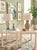 Bielecky Brothers Vintage Coastal White Wash Rattan Wrapped Glass Top Rectangular Side Tables- A Pair For Sale - Image 4 of 6