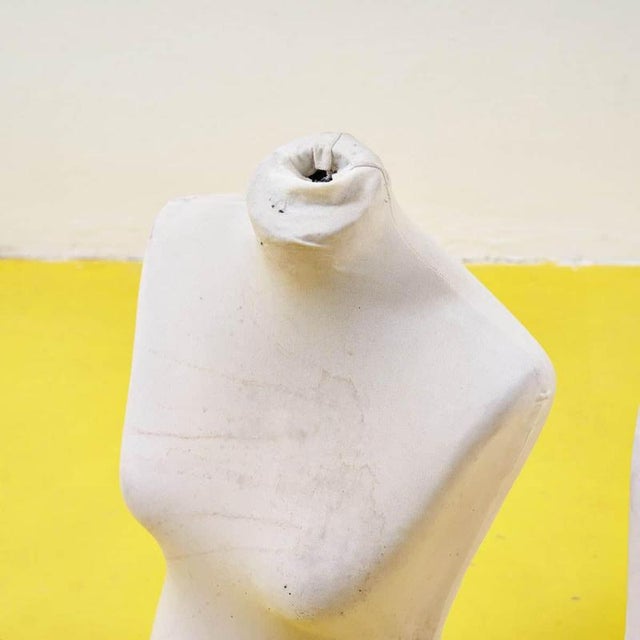 This elegant set of tailor’s mannequins, made of white fiberglass, is a perfect example of vintage design. Dating back to...