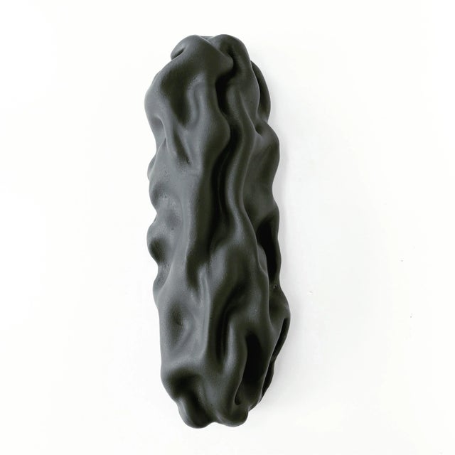 Emboss wall sculpture ii by sophie rogers dimensions: d 8 x w 12 x h 32 cm materials: ceramic, glaze other glaze colors...
