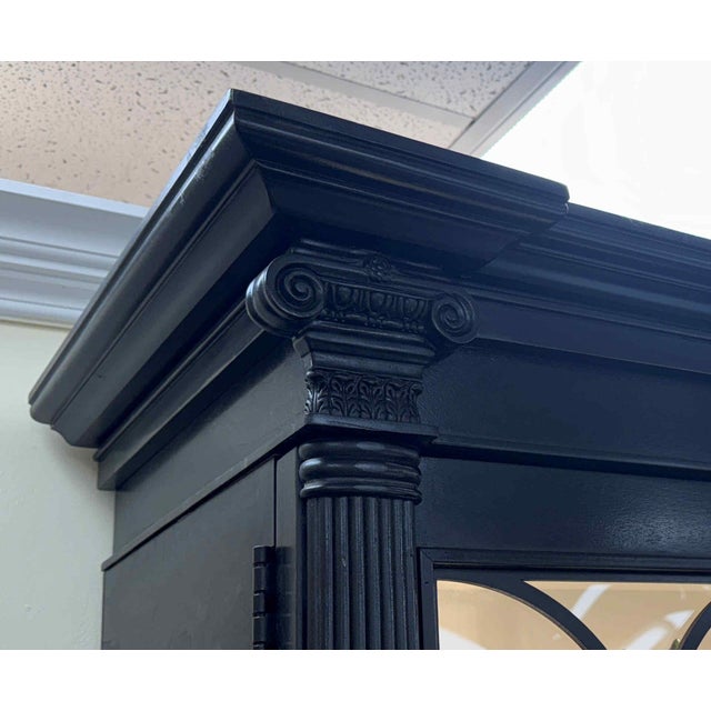 Ralph Lauren Bel Air Lighted China Display Cabinet For Sale In Miami - Image 6 of 18