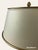 Vintage Polished Brass Pineapple Lamp With White Metal Shade For Sale - Image 4 of 10