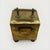 Metal Antique Late Victorian English Brass Coal Scuttle With Embossed Floral & Bee Motif For Sale - Image 7 of 10