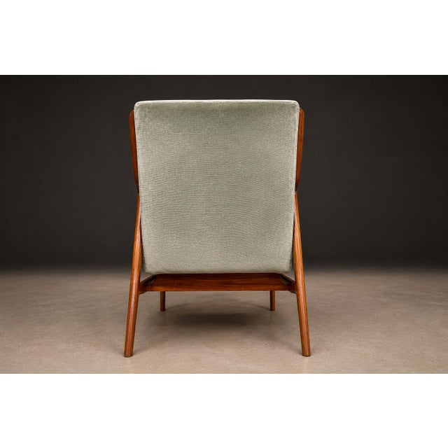 Pair of Sculptural Armchairs by Giuseppe Scapinelli in Caviúna Wood & Mohair, Brazil, 1950s For Sale - Image 15 of 18