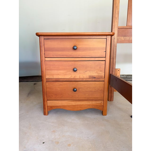 Richardson Brothers Solid Cherry Wood King Bedroom Set – Made in Usa For Sale - Image 4 of 9