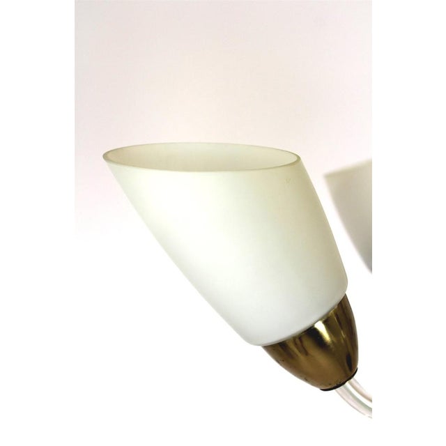 Mid-Century Steel & Glass Pendant Lamp, 1960s For Sale - Image 13 of 16