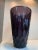Italian 2020s Italian Violet Crystal Handmade Cut Vase For Sale - Image 3 of 8