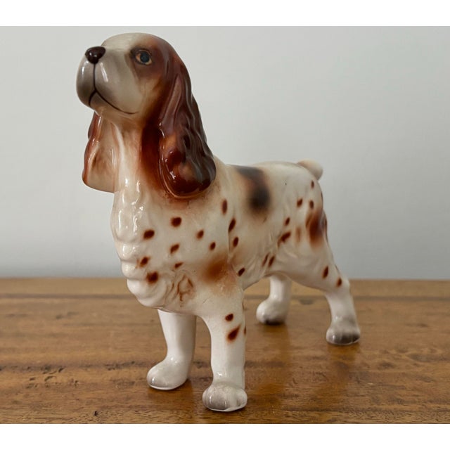 English Midcentury Pointing Spaniel Figurine For Sale - Image 3 of 7