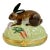 Late 20th Century Limoges for Tiffany Hand Painted Bunny Rabbit Porcelain Lidded Box For Sale