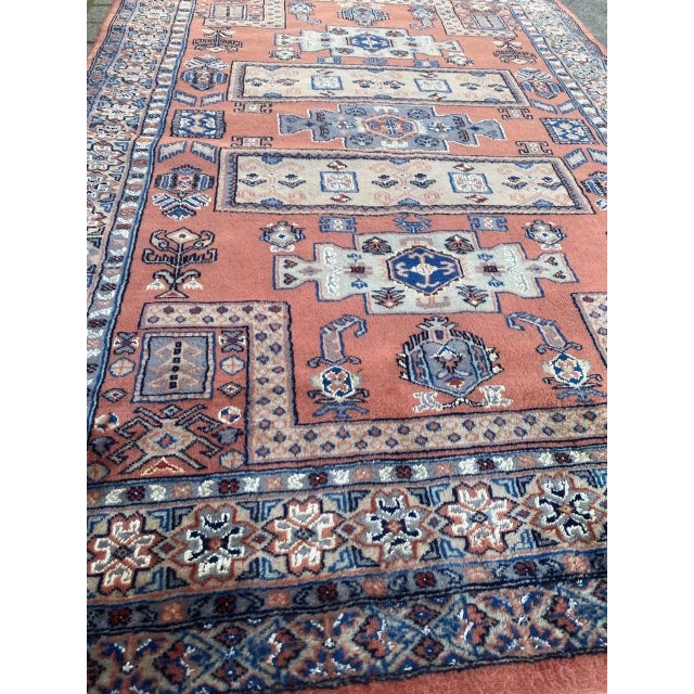 Vintage Pakistani Rug For Sale - Image 9 of 14