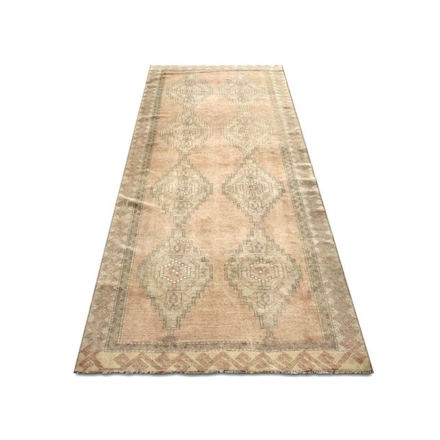1960s Turkish Oushak Runner For Sale In Los Angeles - Image 6 of 6