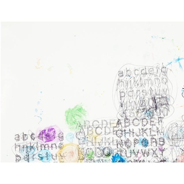 Abstract Outsider Art “Alpha” Giclee Print - For Sale - Image 3 of 7