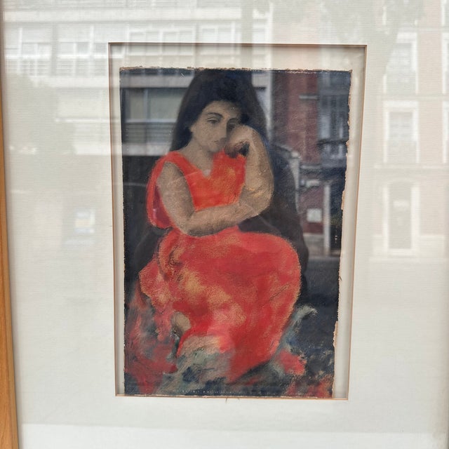 Timoteo Pérez Rubio, Sketch of Rosa Chacel, 1920s, Watercolor For Sale - Image 16 of 18