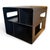 Arne Rotating Bookcase table by Antonio Citterio for B&B Italia. Crafted from bent wood with a dark espresso finish, the...