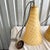 Tan Vintage Italian Glass Pendant Lamps by Toso & Massari for Leucos - A Pair For Sale - Image 8 of 10