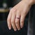 A breathtaking masterpiece of modern lapidary art, this vintage full eternity wedding band (circa 1990) is crafted in...