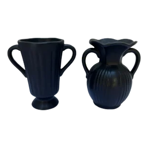 Small Black Ceramic Vases With Handles
