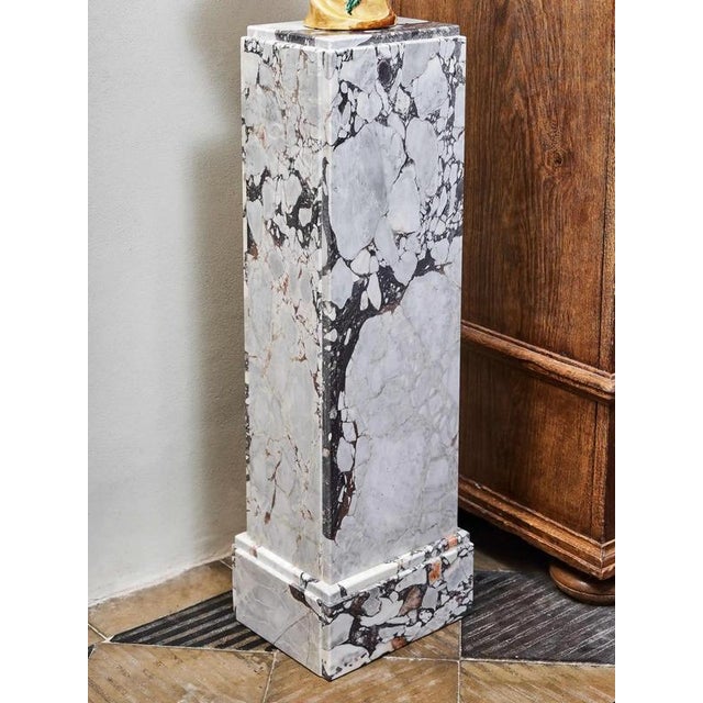 Art Deco Marble Pedestal For Sale - Image 4 of 12