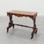 Victorian Walnut Side Table with Inlaid Top and Pierced Scroll Ends, England, 1870 For Sale - Image 14 of 14