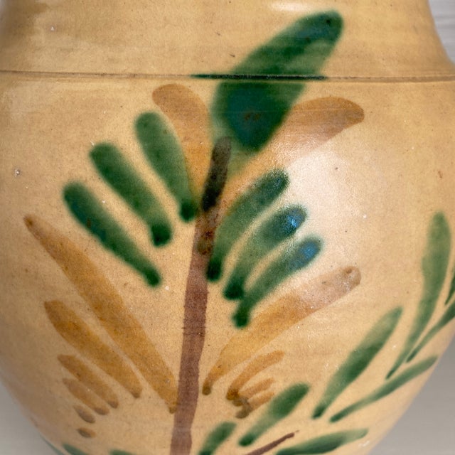 Early 20th Century Spanish Large Orza Jar Earthenware Vessel. Originating from the Cordoba region of Spain, this pot...