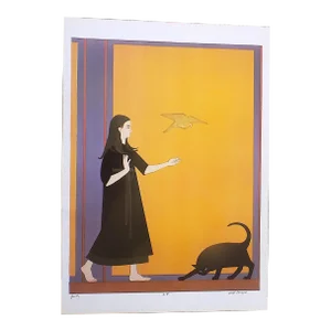 Vintage 20th Century Signed/Titled Will Barnet Lithograph "Youth"