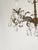 Metal Antique 5 Light 5 Arm Overflowing Opulent Brass Cut Lead Crystal Chandelier For Sale - Image 7 of 12