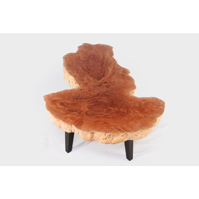Modern Lychee Living Edge Coffee Table 91 For Sale - Image 4 of 6