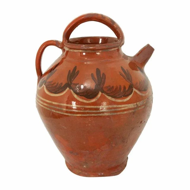 French 19th Century Terracotta Olive Oil Jar For Sale In Baton Rouge - Image 6 of 6