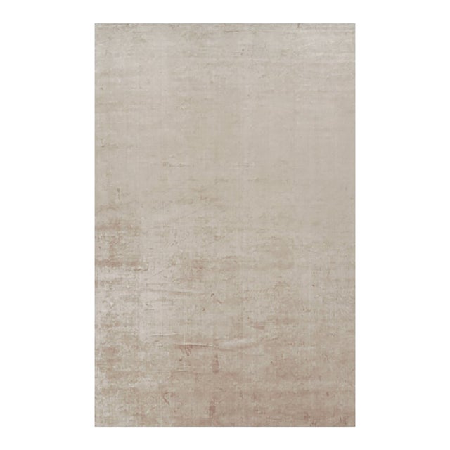 Rug & Kilim’s Oversized Contemporary Textural Solid Rug in Beige Tones - 11x17 For Sale