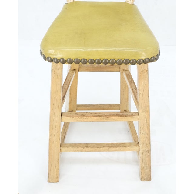 1970s Arts & Crafts Style Horse Head Carving Motif Bar Stools Chairs - Set of 4 For Sale - Image 5 of 12