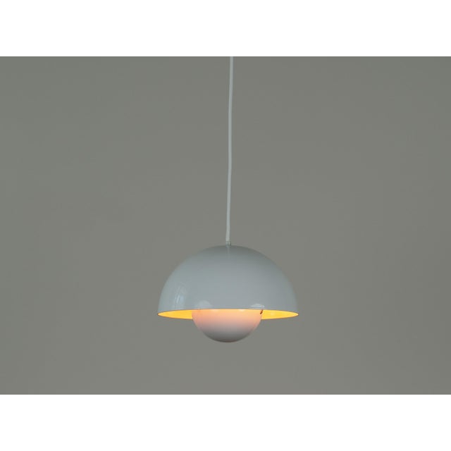 Vintage Flowerpot Pendant Lamps by Verner Panton for Louis Poulsen, Set of 2 For Sale - Image 3 of 13