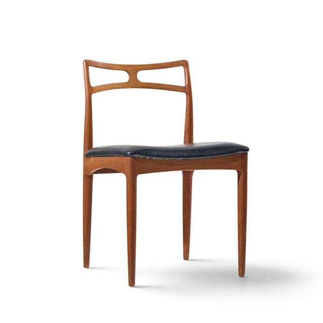 Christian Linneberg Johannes Andersen for Christian Linneberg Model 94 Mid Century Danish Teak Dining Chairs - Set of 4 For Sale - Image 4 of 17