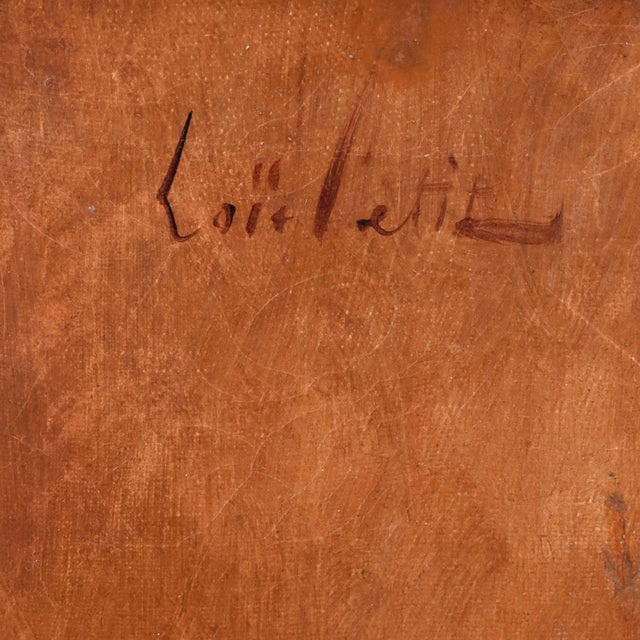 Brown Loïc Marie Petit De Villeon, Peonies Flowers, 1800s, Oil on Canvas, Framed For Sale - Image 8 of 10