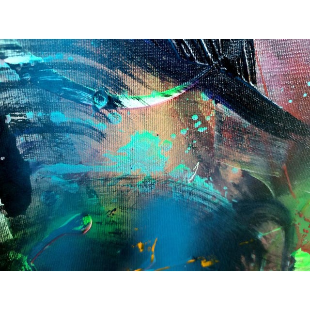 Early 21st Century Ovidiu Kloska, Ruster in the Night, Acrylic on Canvas For Sale - Image 5 of 11