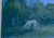 Rustic Late 20th Century Folk Art Nocturne Oil Landscape Painting With Horses For Sale - Image 3 of 7