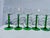 1950s French Luminarc Green Stemmed Wine Glasses- Set of 10 For Sale - Image 4 of 12