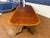 Traditional Scallop Cornered Mahogany Double Pedestal Dining Table by Leighton Hall - Showroom Sample For Sale - Image 9 of 14