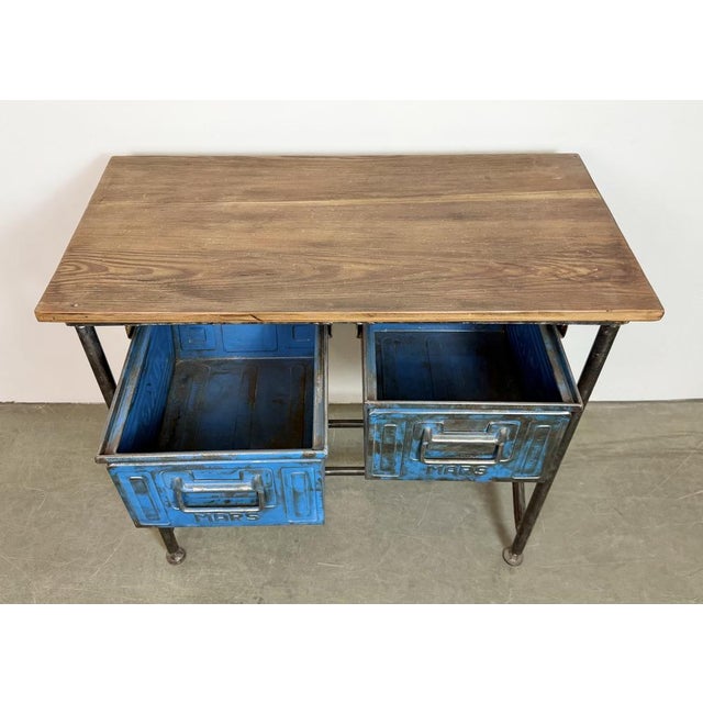 Vintage Industrial Worktable, 1960s For Sale - Image 14 of 18
